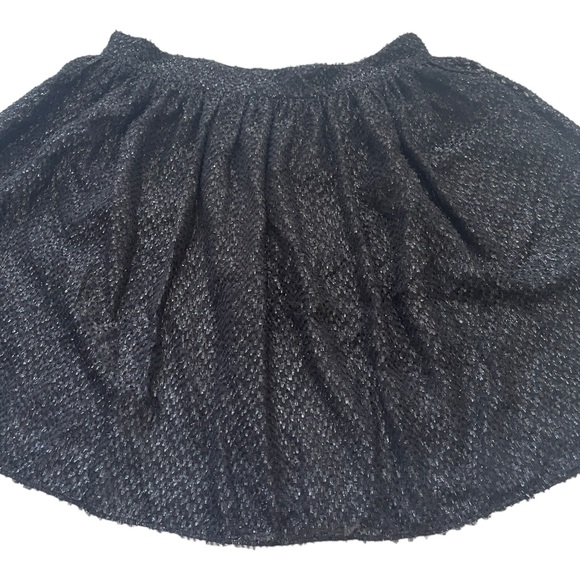 MICHAEL Michael Kors Black Silk Blend Sequin Flare Skirt Women's Size 8 NWT - Picture 5 of 13